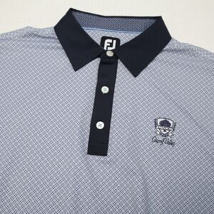 FootJoy Navy and White Polo Shirt Cherry Valley